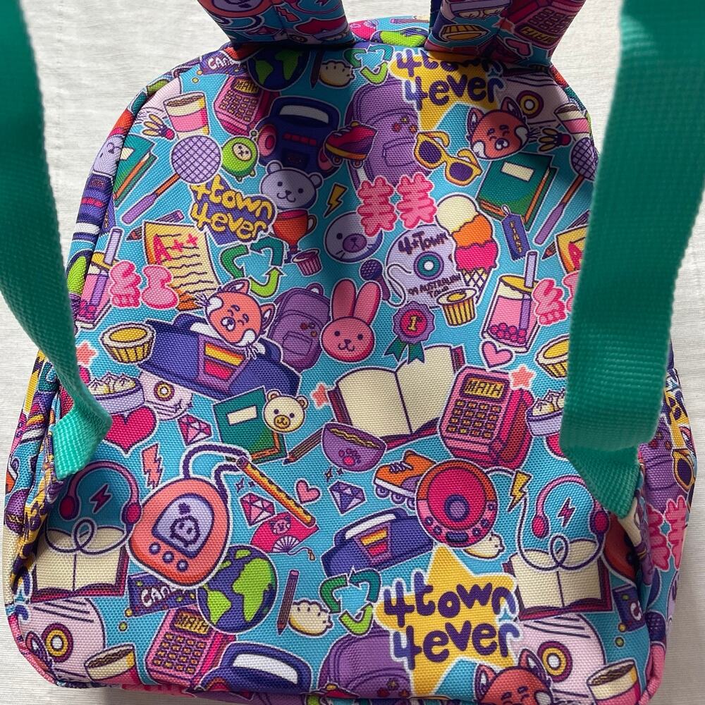 Loungefly x Disney Parks Turning Red Panda Allover Print Mini Backpack - Picture 3 of 8